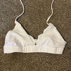 white bikini TOP ONLY